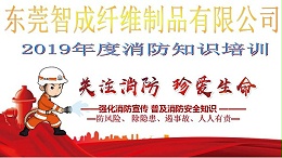 智成纤维2019年度消防知识培训